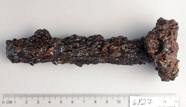 Ancient chisel used to build the temple